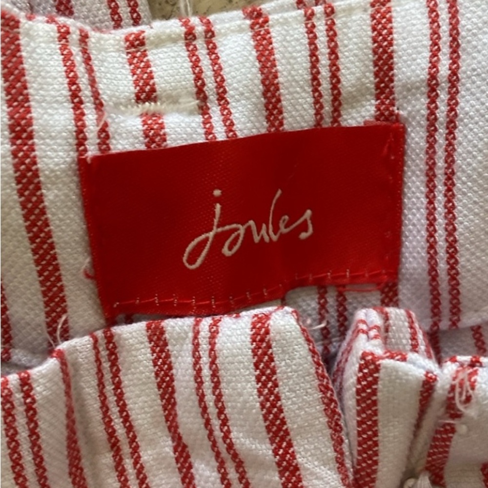 Joules Pink Striped Women's Pants - Picture 9 of 10